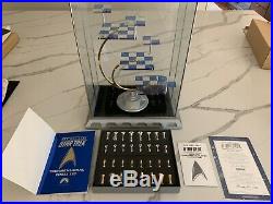 Star Trek tridimensional chess set COMPLETE Vintage MINT un played Original Box