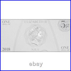 Star Trek⢠McCoy (5th) Silver Coin Note 2018 Original Series Niue 5 gr ST Star Trek⢠McCoy (5th) Silver Coin Note 2018 Original Series Niue 5 gr ST