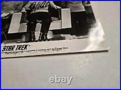 Star-trek Cast Signed 8x10 Bridge Photo