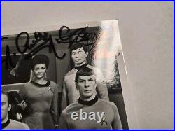 Star-trek Cast Signed 8x10 Bridge Photo