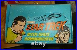 Star trek Lone star vintage inter space Communicator Boxed Unused 1974 Kirk