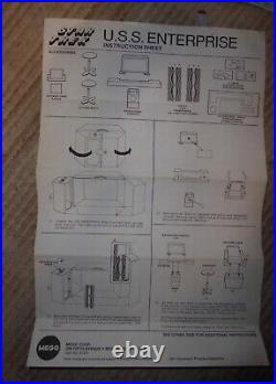 Star trek Mego Bridge playset Boxed complete 1974 + 5 figure enterprise 8