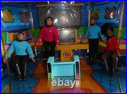 Star trek Mego Bridge playset Boxed complete 1974 + 5 figure enterprise 8