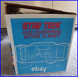 Star trek Mego Bridge playset Boxed complete 1974 + 5 figure enterprise 8