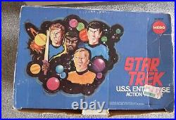 Star trek Mego Bridge playset Boxed complete 1974 + 5 figure enterprise 8