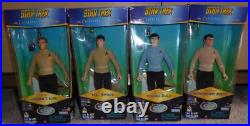 Star trek collector 9 Figure set 4 Pilot episode Spock Kirk Scotty Sulu NEW TOS