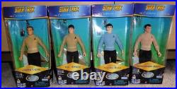 Star trek collector 9 Figure set 4 Pilot episode Spock Kirk Scotty Sulu NEW TOS