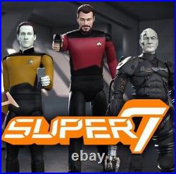Super7 Star Trek The Next Generation ULTIMATES! Wave 1 Set of 3 Action Figures