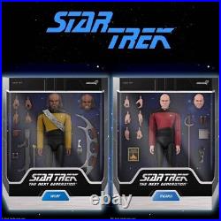 Super7 Star Trek The Next Generation ULTIMATES! Wave 2 Set of 2