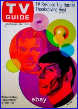 TV Guide 1967 Star Trek Leonard Nimoy Spock William Shatner Kirk #764 NM/MT COA