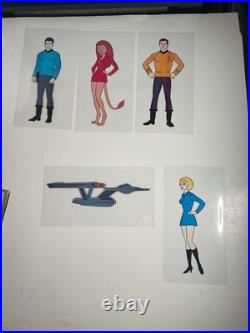 Ten (10) Original Star Trek Animated Series Cells- Lincoln Enterprises, Rare Ten (10) Original Star Trek Animated Series Cells- Lincoln Enterprises, Rare