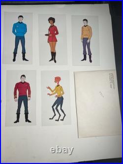Ten (10) Original Star Trek Animated Series Cells- Lincoln Enterprises, Rare Ten (10) Original Star Trek Animated Series Cells- Lincoln Enterprises, Rare