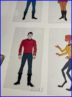 Ten (10) Original Star Trek Animated Series Cells- Lincoln Enterprises, Rare Ten (10) Original Star Trek Animated Series Cells- Lincoln Enterprises, Rare