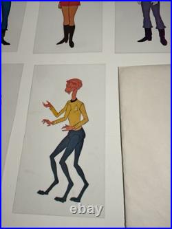 Ten (10) Original Star Trek Animated Series Cells- Lincoln Enterprises, Rare Ten (10) Original Star Trek Animated Series Cells- Lincoln Enterprises, Rare