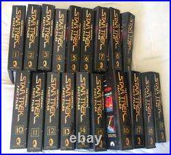 The Official Star Trek Fact Files G. E. Fabbri 19 Binders Bundle Collection Lot The Official Star Trek Fact Files G. E. Fabbri 19 Binders Bundle Collection Lot
