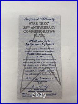 The Star Trek 25th Anniversary Commemorative Plate Collection