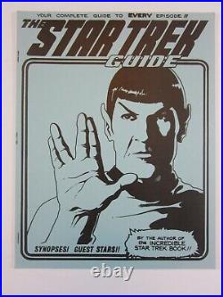 The Star Trek Guide to Every Episode! First Printing 1976 FN+ Scarce Must Have