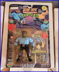 Tmnt Star Trek Leonardo, Ralph And Donatello Vintage Carded Tmnt Star Trek Leonardo, Ralph And Donatello Vintage Carded