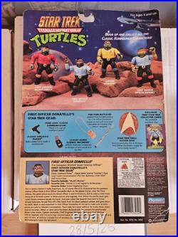 Tmnt Star Trek Leonardo, Ralph And Donatello Vintage Carded Tmnt Star Trek Leonardo, Ralph And Donatello Vintage Carded