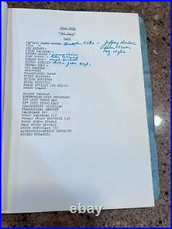 Two Star Trek TV SERIES SCRIPTS NOT MODERN REPOS! See Photos and Read