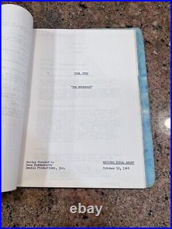 Two Star Trek TV SERIES SCRIPTS NOT MODERN REPOS! See Photos and Read