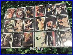 ULTRA RARE 1976 Allen's and Regina NZ issue Star Trek Captains Log 72 card set