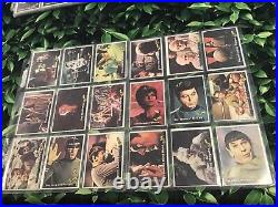 ULTRA RARE 1976 Allen's and Regina NZ issue Star Trek Captains Log 72 card set