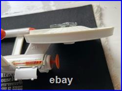 USS ENTERPRISE DINKY STAR TREK 1976 with shuttle, photons and original box