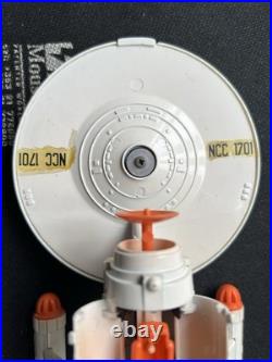 USS ENTERPRISE DINKY STAR TREK 1976 with shuttle, photons and original box