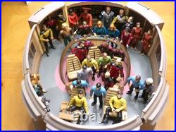Used Star Trek Original Series, Ds9, Tng, Enterprise Bridge Huge 37 Figure Set