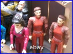 Used Star Trek Original Series, Ds9, Tng, Enterprise Bridge Huge 37 Figure Set
