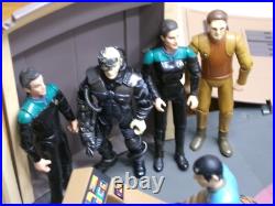 Used Star Trek Original Series, Ds9, Tng, Enterprise Bridge Huge 37 Figure Set