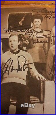 VERY RARE ORIGINAL STAR TREK CAST SIGNED Great Gift or Addition to Collection
