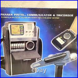 VGC Star Trek TOS Diamond Select Phaser, Communicator, Tricorder Combo, 2012