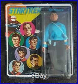 VINTAGE Mego Star Trek 1974 MOC Mr. SPOCK ORIGINAL VERY NICE NEW SEALED ON CARD