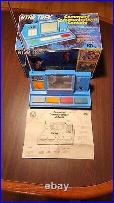 VINTAGE Star Trek Command Communications Console 1976 with Box and Instructions