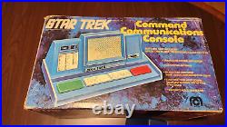 VINTAGE Star Trek Command Communications Console 1976 with Box and Instructions