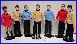 VTG 1989 Star Trek TOS 14 Porcelain Doll Collection Ernst Lot of 7 SH-A5