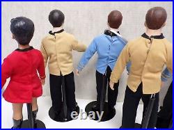 VTG 1989 Star Trek TOS 14 Porcelain Doll Collection Ernst Lot of 7 SH-A5