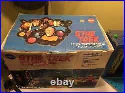 VTG Mego Star Trek USS Enterprise Playset Bridge with 3 Figures Original Box