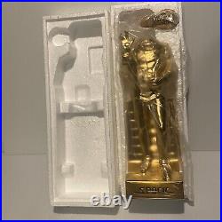 VTG Mr. Spock Gold Star Trek Grenadier Gold Decanter Unused Sealed In Styrofoam