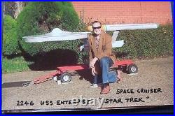 Very Large 11 Feet Long Star Trek Uss Enterprise Model, Original Movie Size