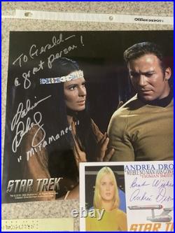 Very Rare Star Trek WilliamWindom Signed Canceled Check/Many More Signatures COA Very Rare Star Trek WilliamWindom Signed Canceled Check/Many More Signatures COA