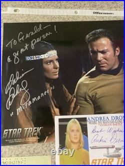 Very Rare Star Trek WilliamWindom Signed Canceled Check/Many More Signatures COA