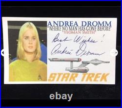 Very Rare Star Trek WilliamWindom Signed Canceled Check/Many More Signatures COA