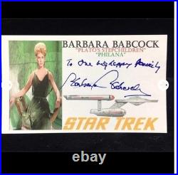 Very Rare Star Trek WilliamWindom Signed Canceled Check/Many More Signatures COA