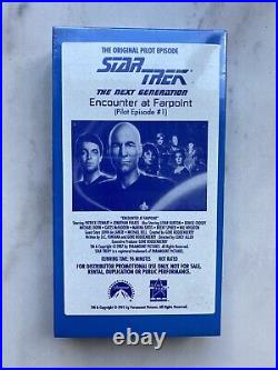 Vhs Rare 1991 New Sealed Promo Only Star Trek Next Generation Pilot Episode 1