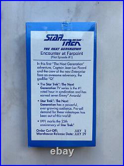 Vhs Rare 1991 New Sealed Promo Only Star Trek Next Generation Pilot Episode 1