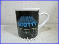 Vintage 1983 Star Trek Hamilton Collection Scotty Coffee Mug Sulu Misprint Rare