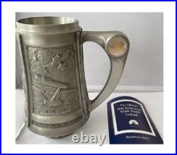 Vintage 1991 Franklin Mint The Official Star Trek TOS 25th Anni Pewter Tankard